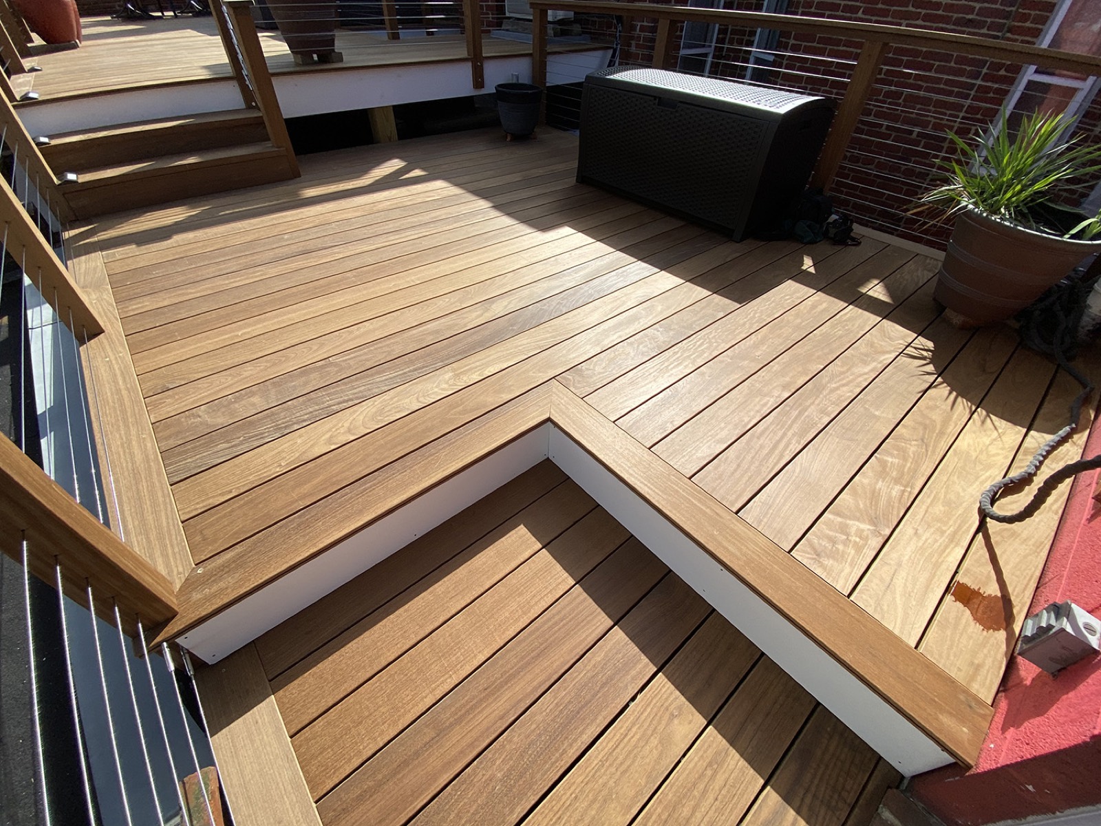 Ipe hardwood decking miter detail