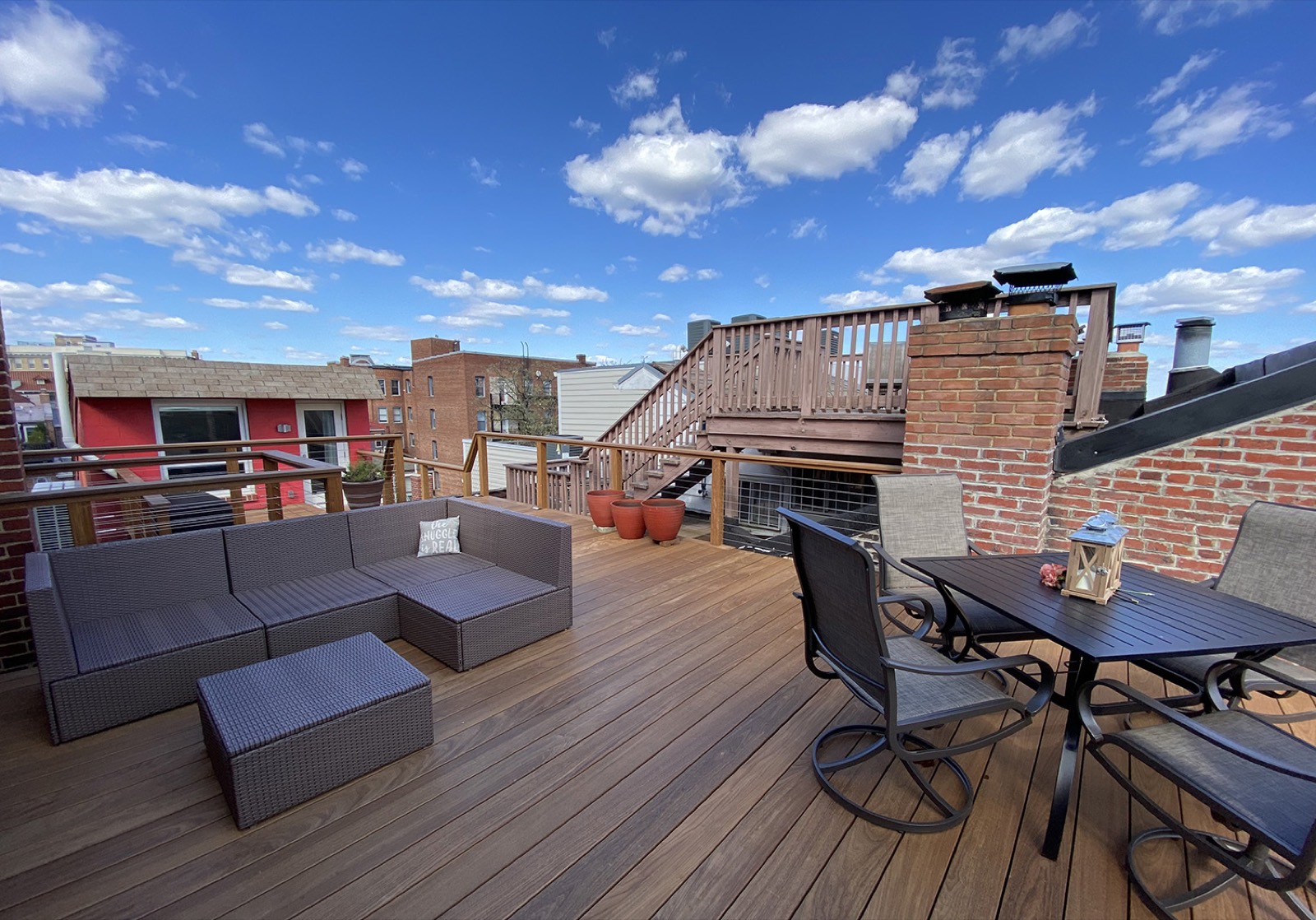 Rooftop deck lounge DC